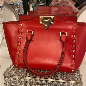 Red Valentino Small Rockstud Tote